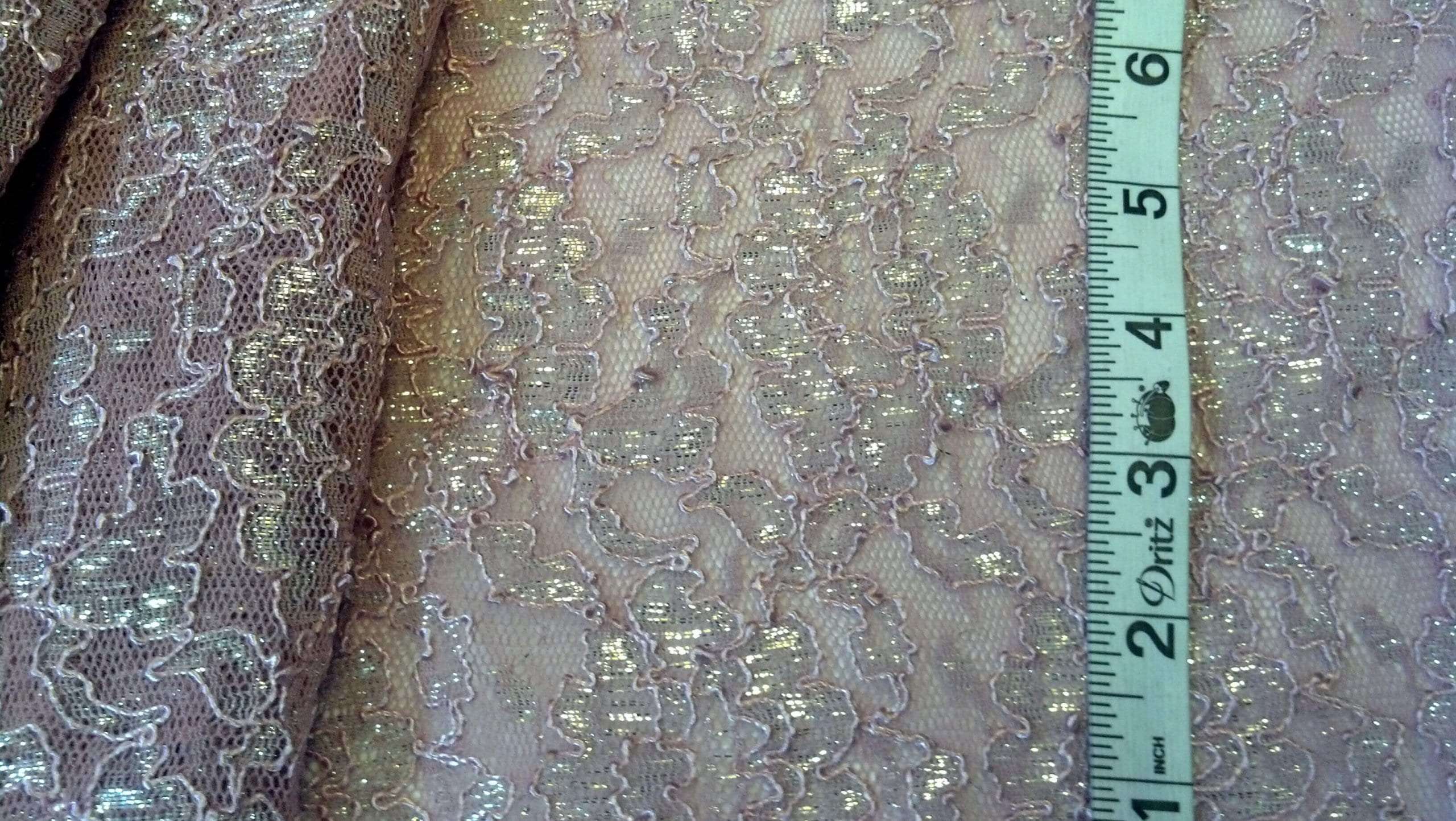 4G-101 Blush Iridescent Lace