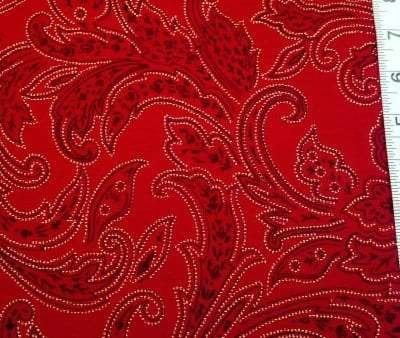 10D-105 Red Paisley