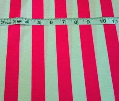 10F-109 Pink/White Stripes
