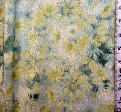 9J-102 Garden Glitter Stretch Velvet