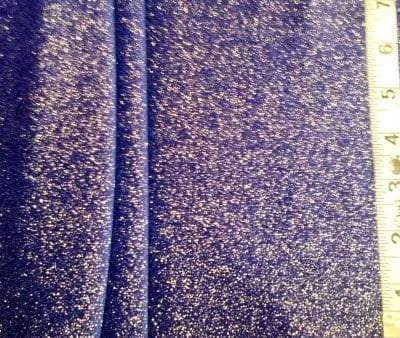 9O-103 Cobalt Glitter Velvet