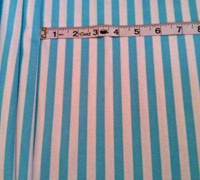 10L-109 Aqua/White Stripes 4.5 yards $15