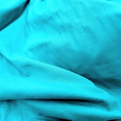 5L-126 Teal Cotton Spandex - 4.5 YARD REMNANT $16