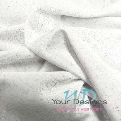 9A-100 White Silver Twinkle Velvet