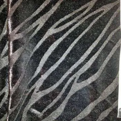 7C-106 Black Zebra Velvet