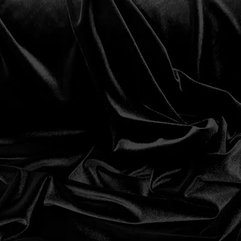 9C-103 Black Smooth Stretch Velvet