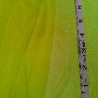 3I-109 Neon Yellow Stretch Mesh