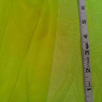 3I-109 Neon Yellow Stretch Mesh
