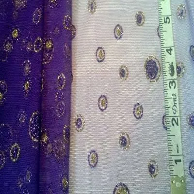 3N-109 Purple Glitter Tulle