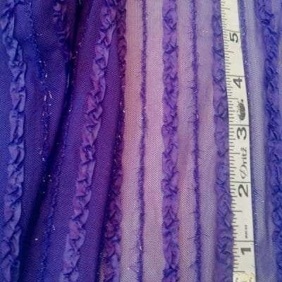 3N-111 Amethyst Ruffled Mesh