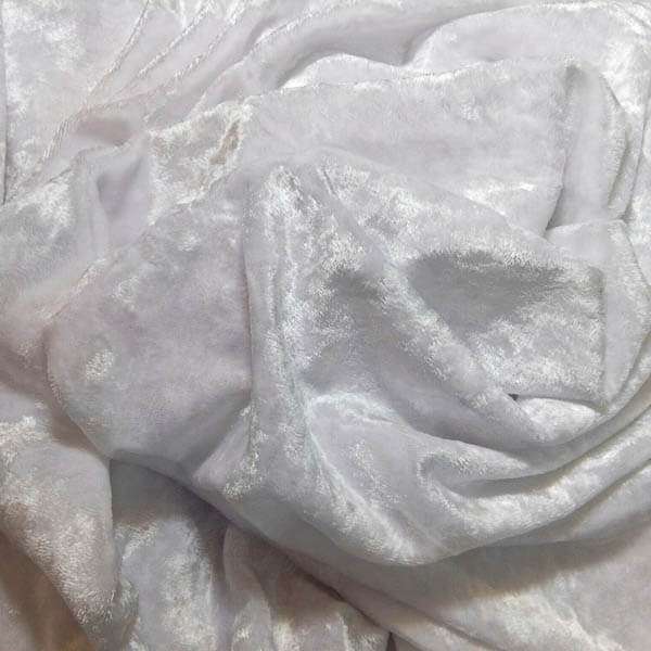 9A-103 White Panne Velvet