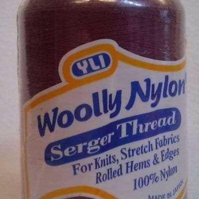 Burgundy Woolly Nylon Thread 24
