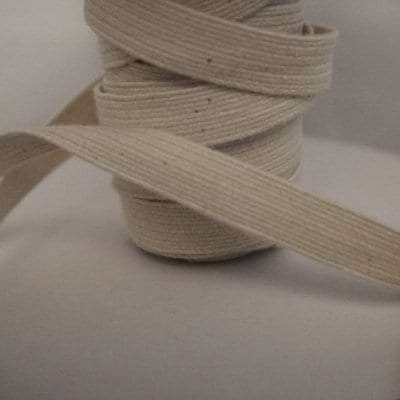 3/8" Braided Cotton Swimwear Elastic