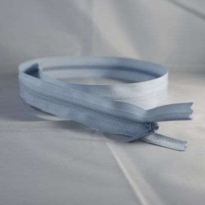 Baby Blue Unique Invisible Zipper 22"