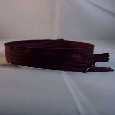 Burgundy Unique Invisible Zipper 24"