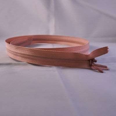 Dusty Rose Unique Invisible Zipper 24"