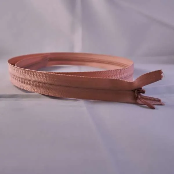 Dusty Rose Unique Invisible Zipper 24"