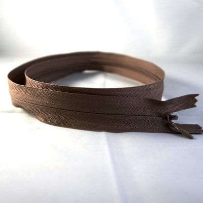 Light Brown Unique Invisible Zipper 22"