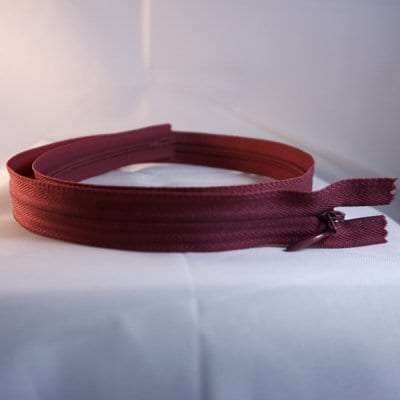Raspberry Unique Invisible Zipper 22"