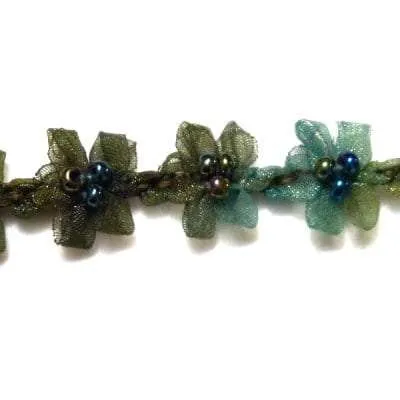 B107  Beaded Trim - 9 yards $4