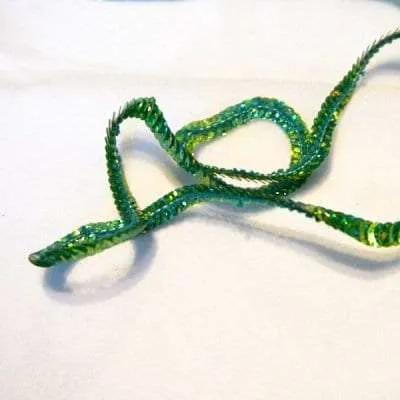 S129 Sea Green Hologram Stretch Sequins Trim