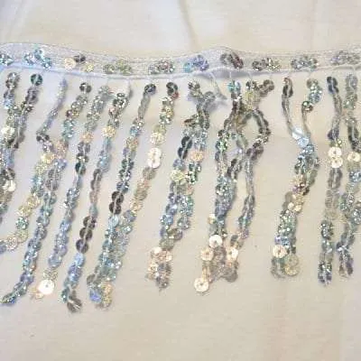 S139 Silver Sequin Trim