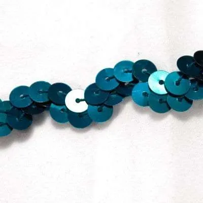 S142 Teal Sequin Trim