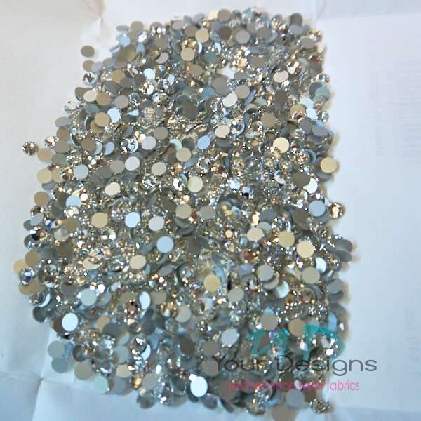 ALORA FLATBACK RHINESTONES CRYSTAL - bulk packages - Image 3