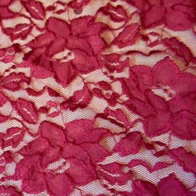 4G-104 Raspberry Super Stretch Lace