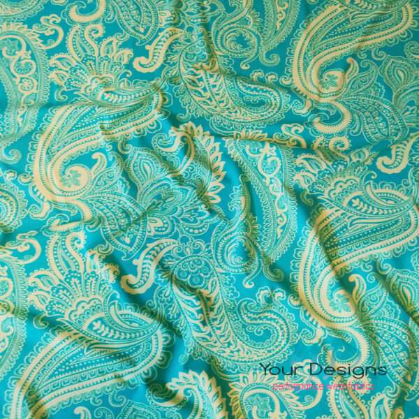 10R-110 Wild Lime Paisley Spandex